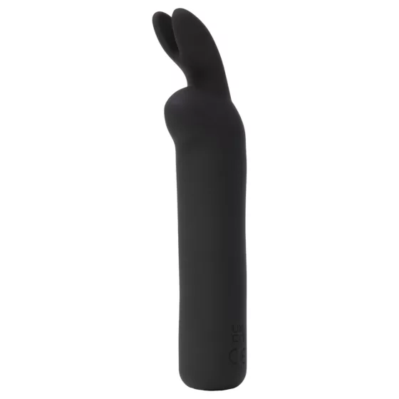 Happyrabbit Bullet - Rechargeable Bunny Wand Vibrator (Black)