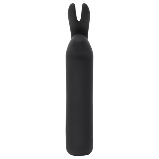 Happyrabbit Bullet - Rechargeable Bunny Wand Vibrator (Black)