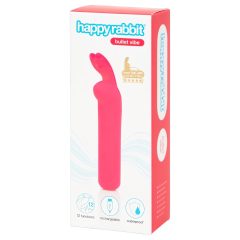 Happyrabbit Bullet - Rechargeable Bunny Wand Vibrator (Pink)