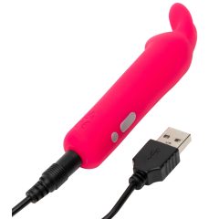 Happyrabbit Bullet - Rechargeable Bunny Wand Vibrator (Pink)