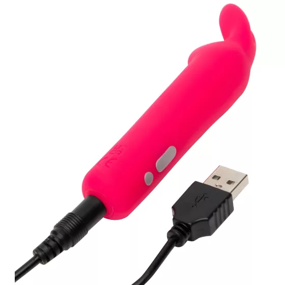 Happyrabbit Bullet - Rechargeable Bunny Wand Vibrator (Pink)