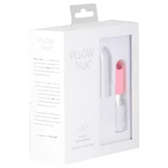   Pillow Talk Lusty - rechargeable, tongue-style vibrator (white-pink)