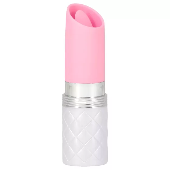 Pillow Talk Lusty - rechargeable, tongue-style vibrator (white-pink)