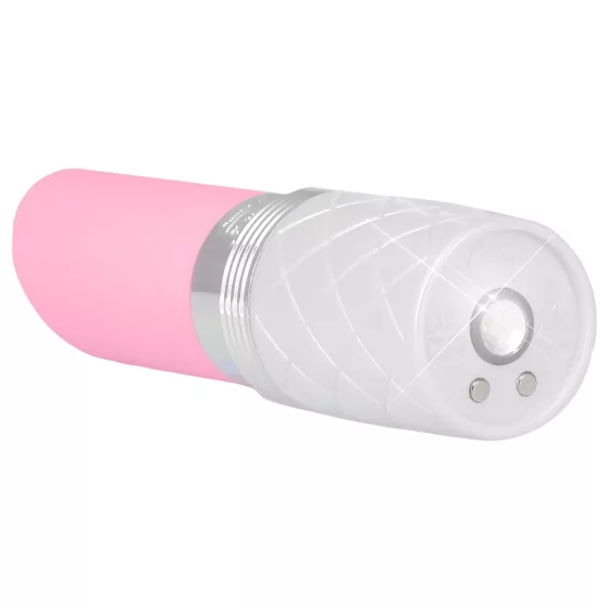 Pillow Talk Lusty - rechargeable, tongue-style vibrator (white-pink)