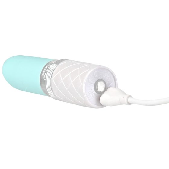 Pillow Talk Lusty - rechargeable tongue wand vibrator (turquoise)
