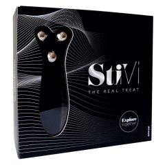   StiVi The Real Treat - 3-motor massager and G-spot vibrator (black)