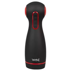   WYNE 06 - Black Rechargeable Vibrating & Suction Male Pleasure Device