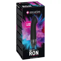 Mystim Right on Ron E-Stim - Electro G-Spot Vibrator (Black)