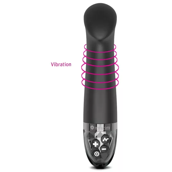 Mystim Right on Ron E-Stim - Electro G-Spot Vibrator (Black)