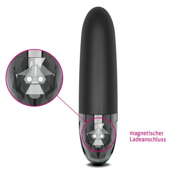 Mystim Sleek Freak E-Stim - Rechargeable Electro Wand Vibrator (Black)