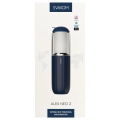 Svakom Alex Neo 2 - Smart Up-and-Down Masturbator (Blue)