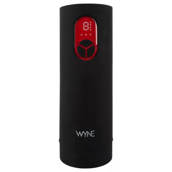 WYNE 07 - Rechargeable Vibrating & Suction Male Pleasure Device (Black)