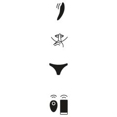 We-Vibe Moxie+ - Smart Wireless Clitoral Vibrator (Black)