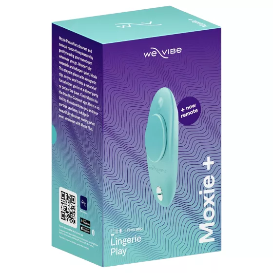 We-Vibe Moxie+ - Wearable app- and remote-controlled clitoral vibrator (turquoise)