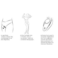   We-Vibe Moxie+ - wireless smart clitoral vibrator (turquoise)