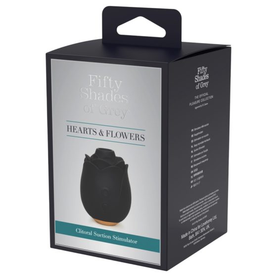 Fifty Shades Grey - Airwave Rose Vibrator (Black)