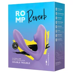 ROMP Reverb - Airwave 2‑in‑1 G‑Spot Vibrator (Purple)