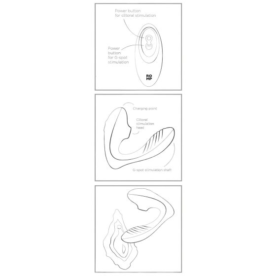ROMP Reverb - Airwave 2-in-1 G-Spot Vibrator (Purple)