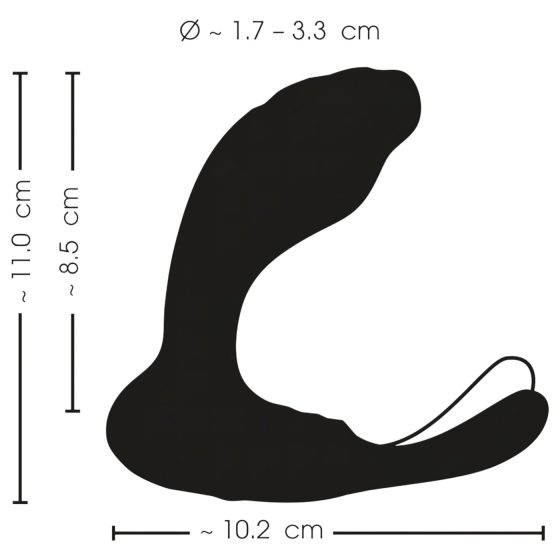 Smile RC G- & P-spot Vibrator (Black)