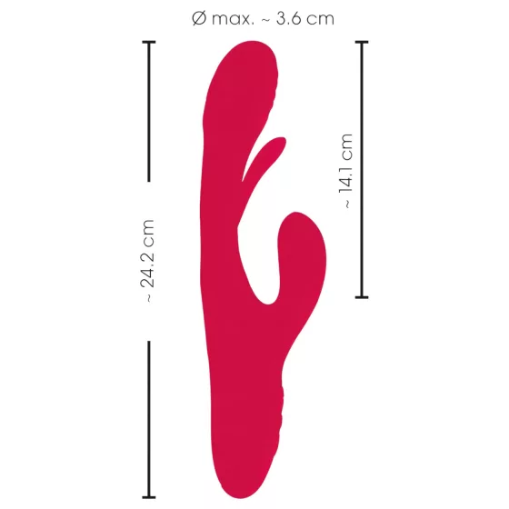 Smile - Red Dual-Action Clitoral and Tongue Vibrator