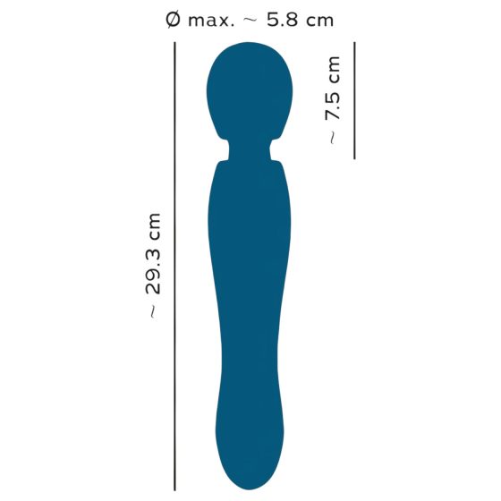 You2Toys Grande - Rechargeable Massager Vibrator (Blue)