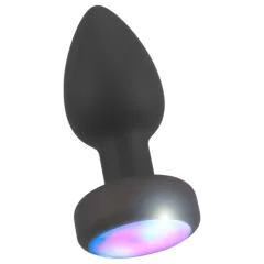 ANOS - Illuminating Vibrating Anal Plug (Black)