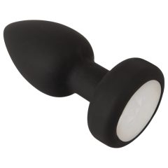 ANOS - glowing vibrating anal plug (black)