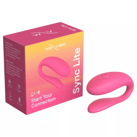 We-Vibe Sync Lite - App and remote controlled couples vibrator (pink)