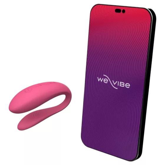 We-Vibe Sync Lite - App and remote controlled couples vibrator (pink)
