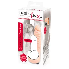   Realistixxx Double Fucker - strap-on anal vibrator (flesh‑coloured)