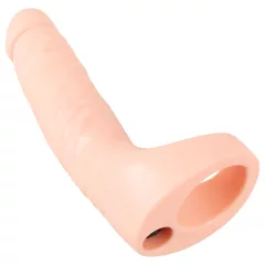   Realistixxx Double Fucker - strap-on anal vibrator (flesh‑coloured)