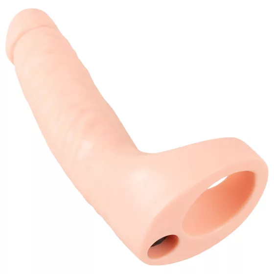 Realistixxx Double Fucker - strap-on anal vibrator (flesh‑coloured)
