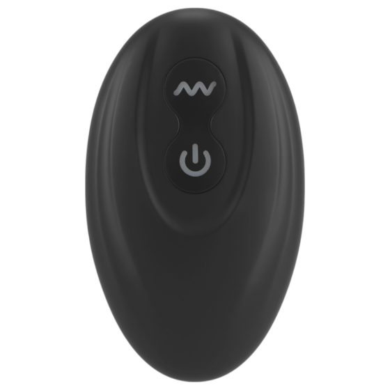 Rebel - prostate vibrator with penis and testicle ring (black) 