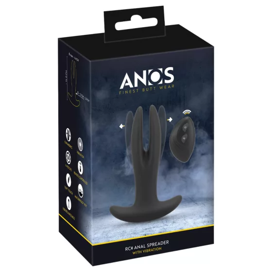 ANOS - Dual-Ended Black Anal Vibrator