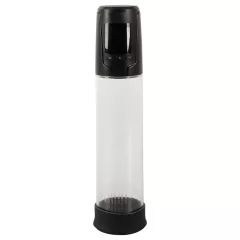   Mister Boner - rechargeable automatic penis pump (black-transparent)