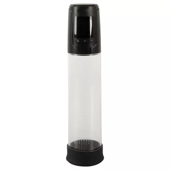 Mister Boner - rechargeable automatic penis pump (black-transparent)