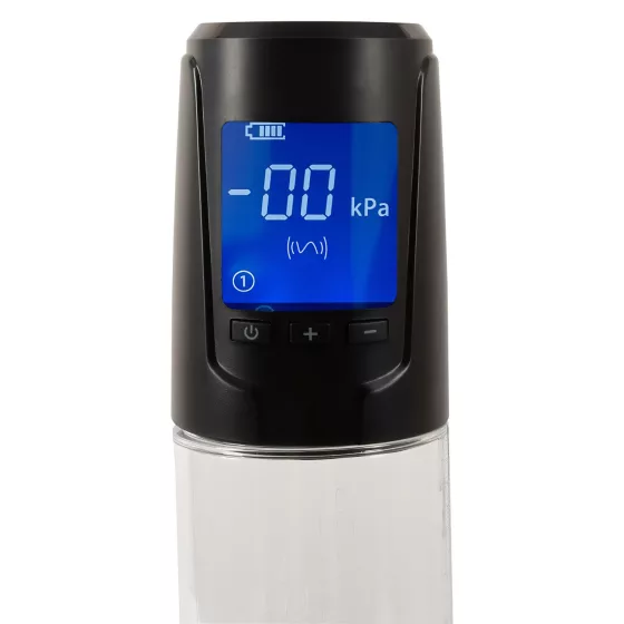 Mister Boner - Rechargeable Automatic Penis Pump (Black-Clear)