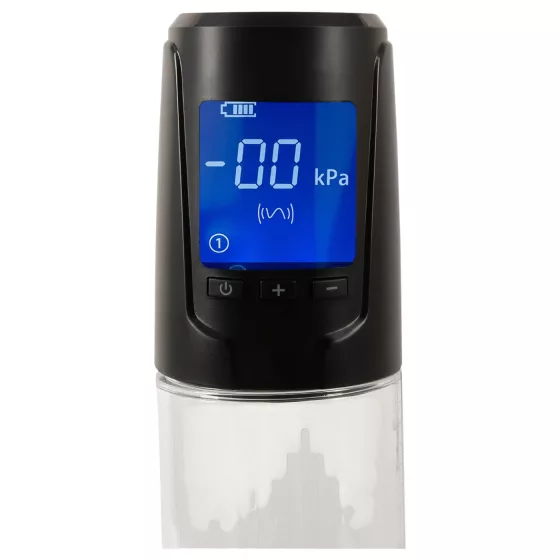 Mister Boner - rechargeable automatic penis pump (black-transparent)