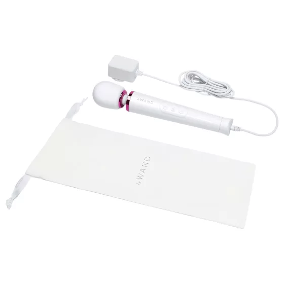 Le Wand Petite Plug-In - White Massaging Vibrator
