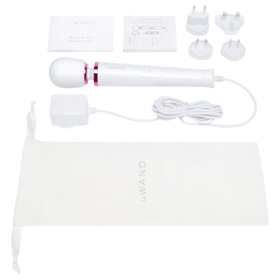 Le Wand Petite - Corded Massager Vibrator (White)
