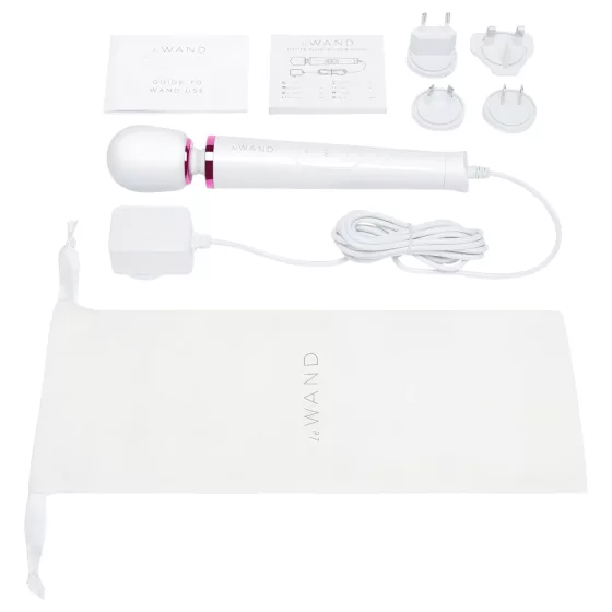Le Wand Petite Plug-In - White Massaging Vibrator