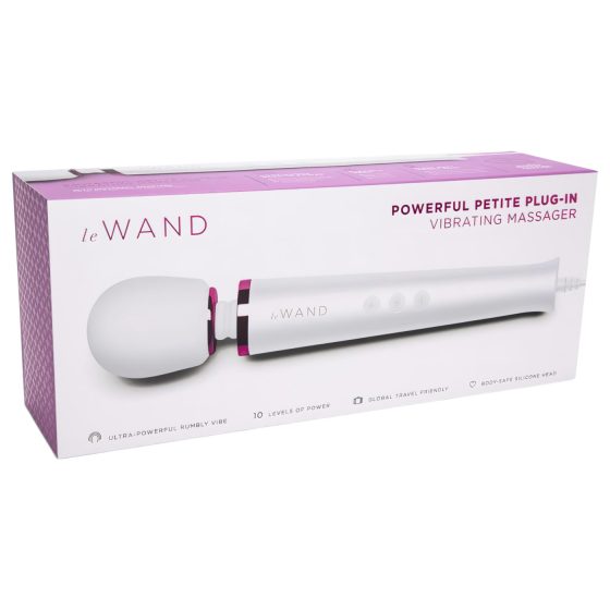Le Wand Petite - Corded Massager Vibrator (White)