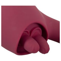 Javida - Dual Action Tongue Vibrator (Red)