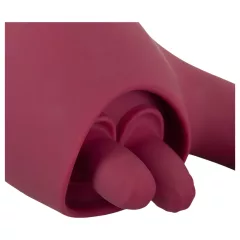 Javida - Dual Action Tongue Vibrator (Red)