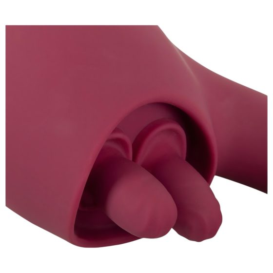 Javida - Dual Action Tongue Vibrator (Red)