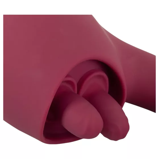 Javida - Dual Action Tongue Vibrator (Red)