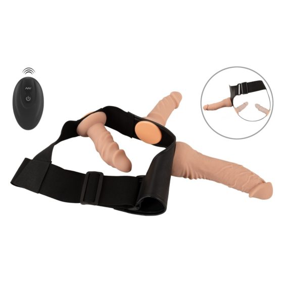 You2Toys - strap-on dildo set (natural)