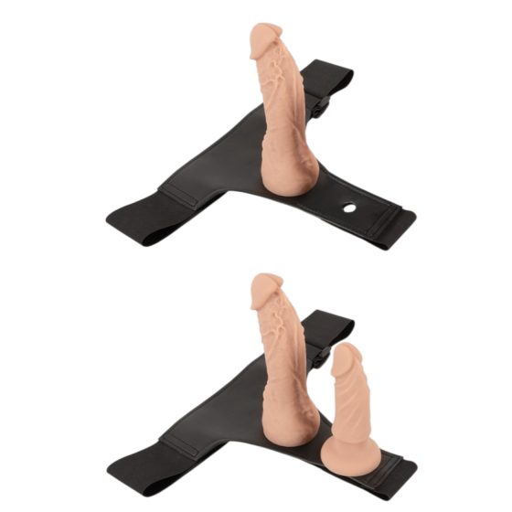 You2Toys - strap-on dildo set (natural)