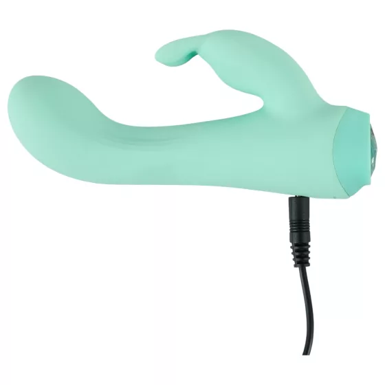 Cuties Mini 4 - Rechargeable, Waterproof, Rabbit Vibrator (Green)