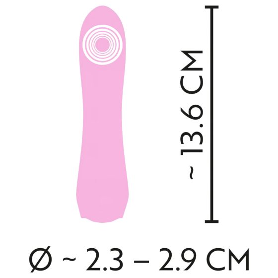 Cuties Mini 4 - Waterproof Rechargeable Vibrator (Pink)
